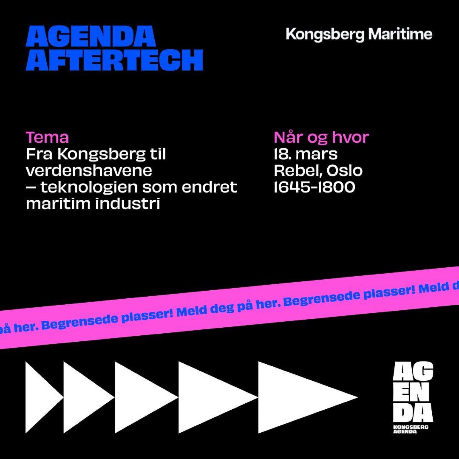 AfterTech 18.mars: - Fra Kongsberg til verdenshavene