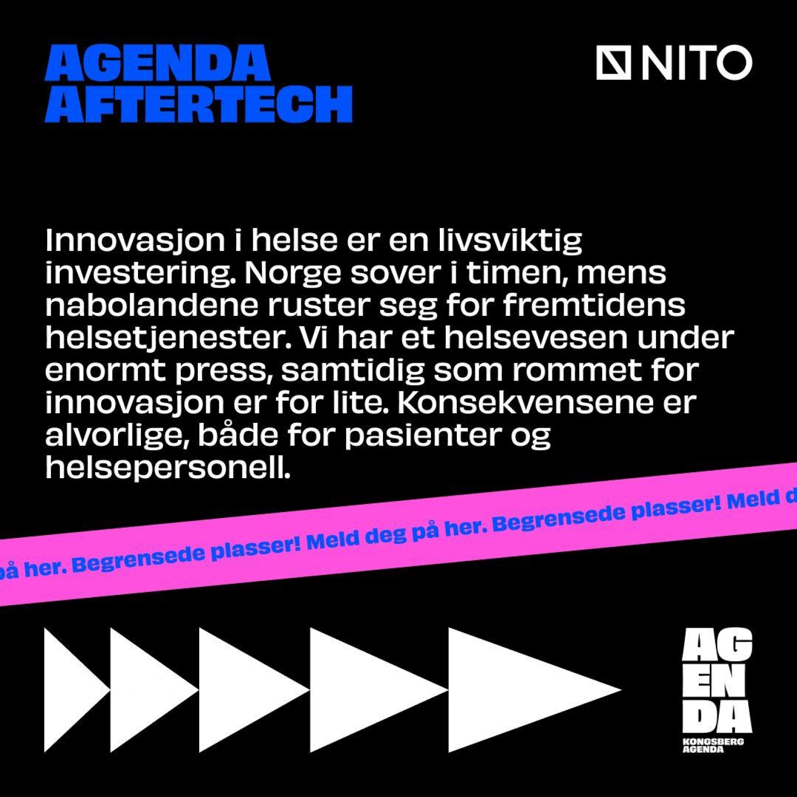 AfterTech 22.april : Helseteknologien finnes. Hvorfor sover vi i timen?