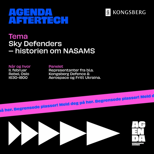 11.februar - Filmvisning og panelsamtale "Sky Defenders", historien om NASAMS