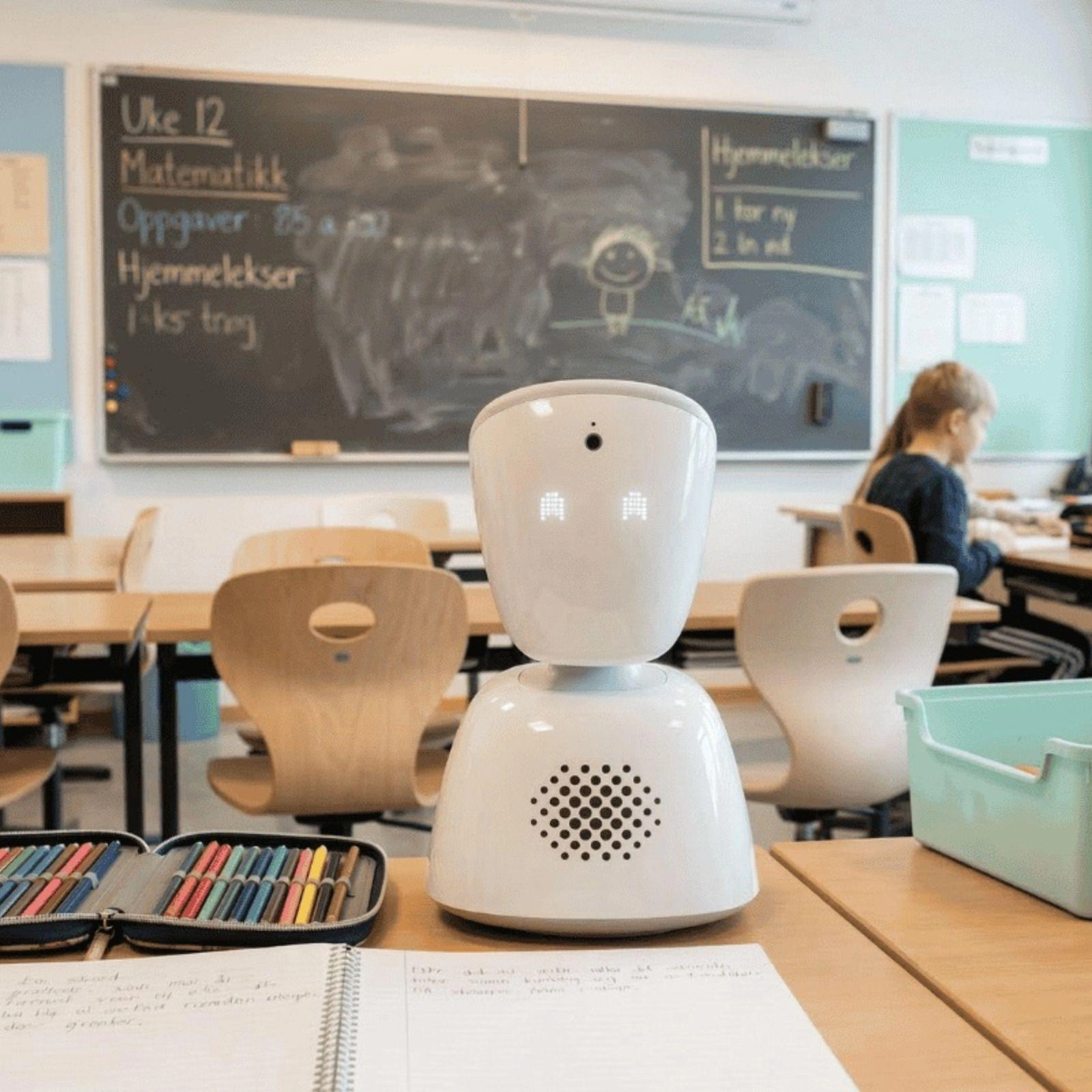 Demo: AV1-robot mot skolefravær