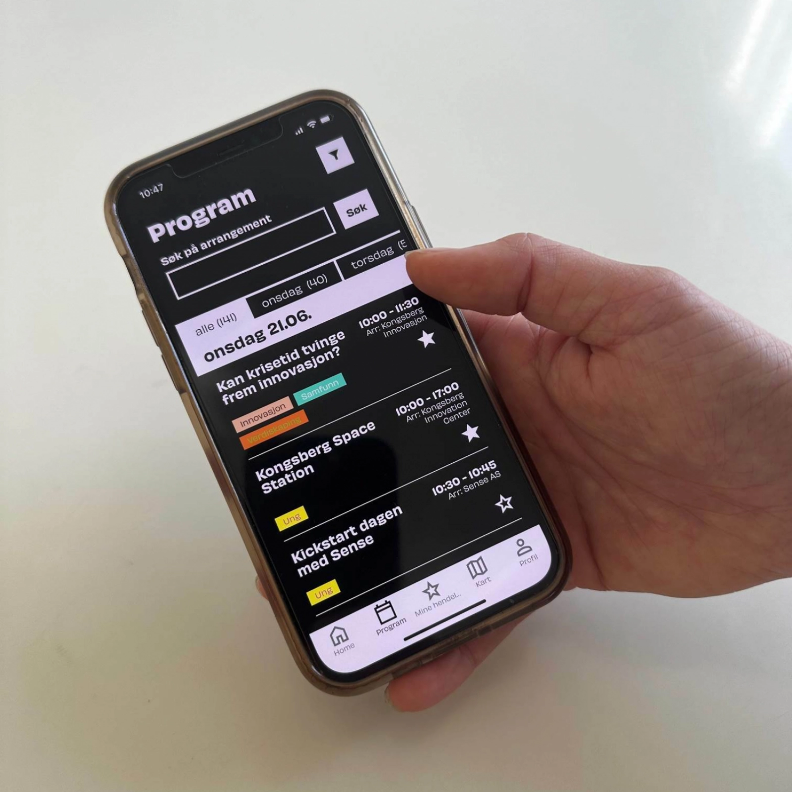 Få full oversikt - Last ned appen